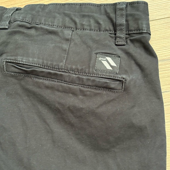 Zara DNWR Black Chino Pants Men's Size 36 Slim Fit Stretch - Picture 3 of 6